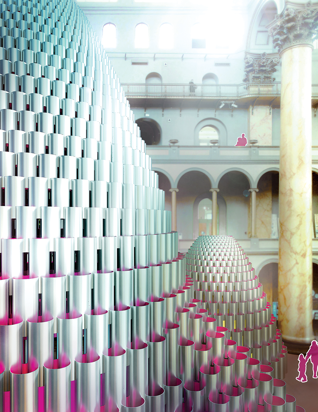 "Hive" - Washingtonian Rendering by Studio Gang.