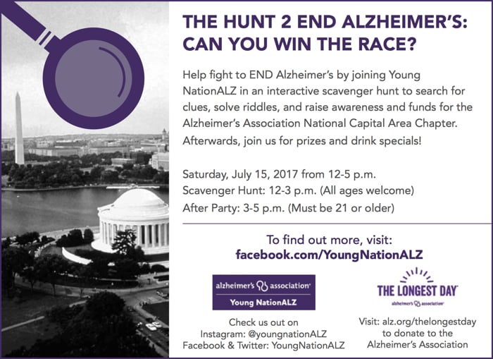 Register for the 2017 Hunt 2 End Alzheimer’s