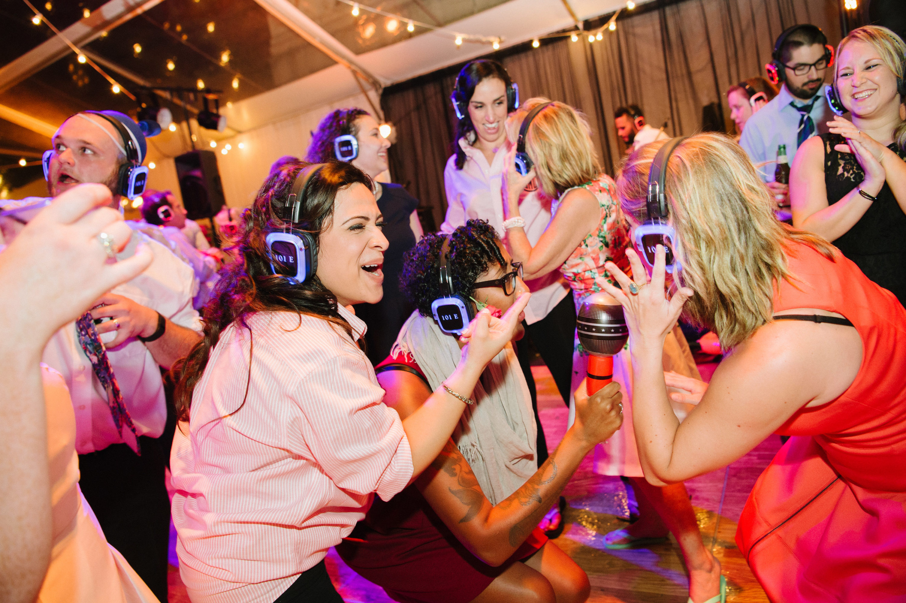 Katelyn Mancini and Jordan Coffman Deer Wedding With Silent Disco and Bicycle