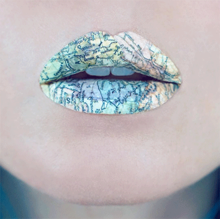 lip-art-1 - Washingtonian How Maryland Makeup Artist Ryan Kelly's Insane Lip-Art Skills Made Her Instagram Famous