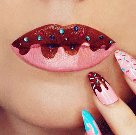 lips-2 - Washingtonian How Maryland Makeup Artist Ryan Kelly's Insane Lip-Art Skills Made Her Instagram Famous