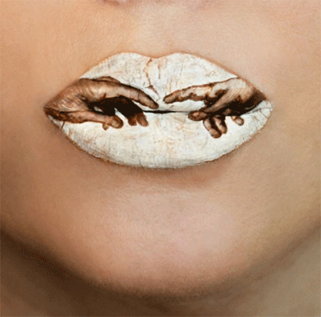 lips-4 - Washingtonian How Maryland Makeup Artist Ryan Kelly's Insane Lip-Art Skills Made Her Instagram Famous