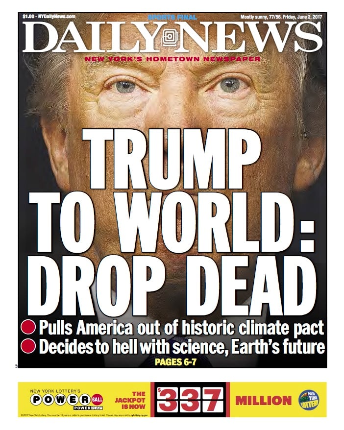 Drop Dead": How Trump Inspired the New York Daily News to Revive ...