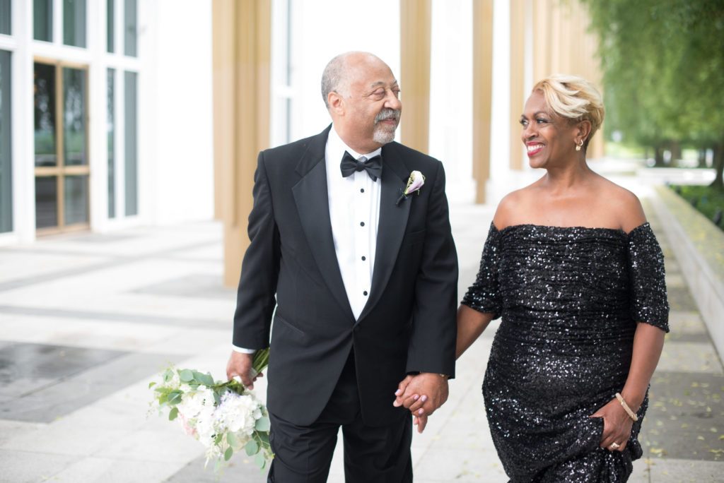 Kennedy Center National Cathedral Ashleigh Bing Anniversary Photoshoot Bride and Groom Portrait Washington, DC