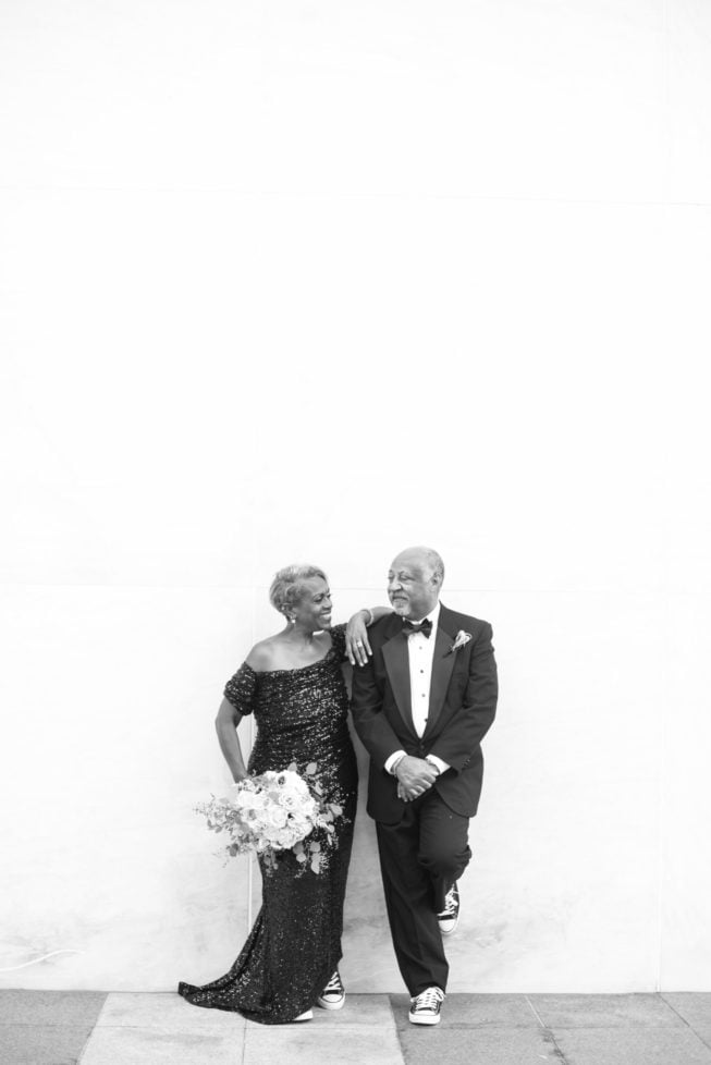 Kennedy Center National Cathedral Ashleigh Bing Anniversary Photoshoot Bride and Groom Portrait Washington, DC