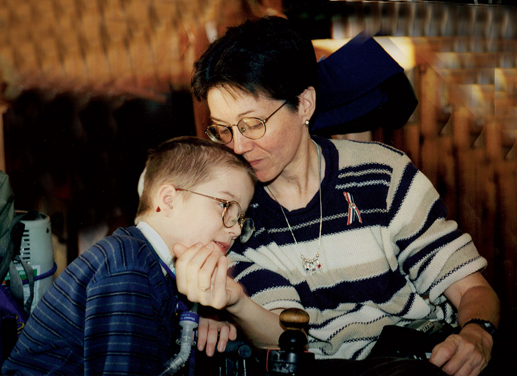 Mattie and Jeni Stepanek. Photograph courtesy of Jeni Stepanek.