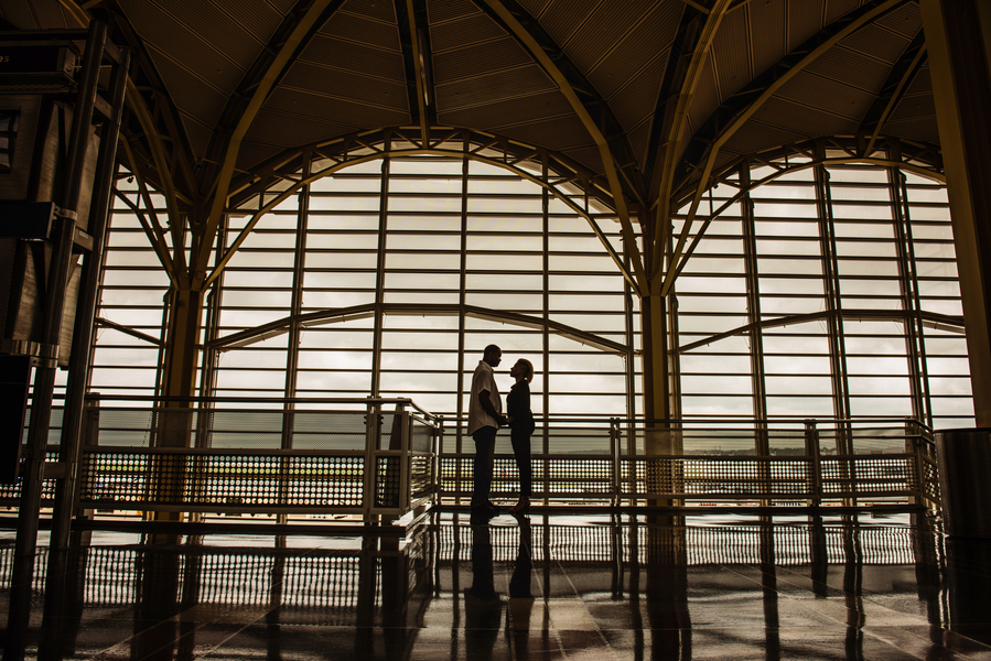 Myeshia Townsend + Derrick Hanna | Dulles Engagement19 - Washingtonian airport engagement reagan national airport myeshia townsend and derrick hanna