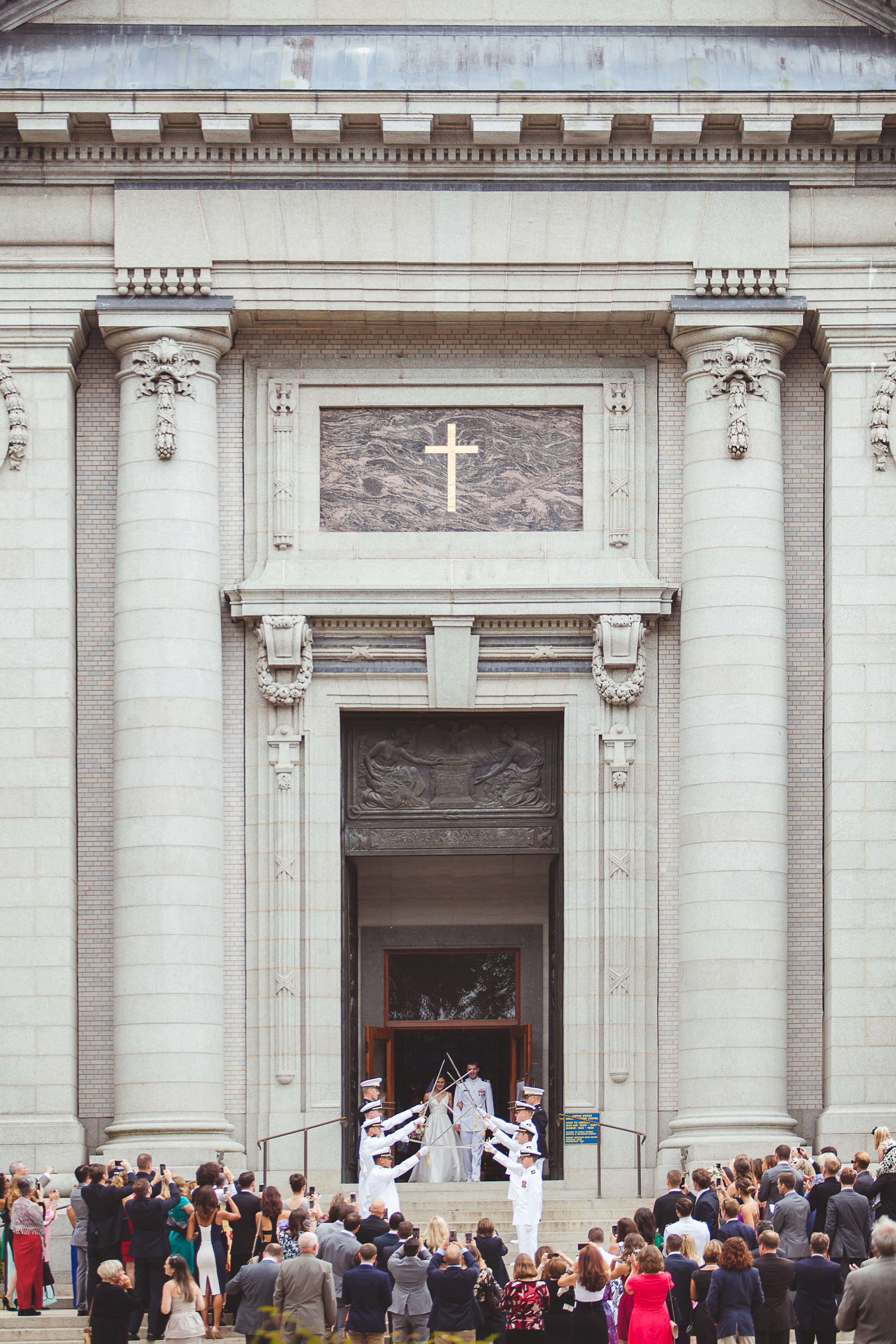 The Nautical Portraits at this Navy Aviator’s Annapolis Wedding Yes that's a crew boathouse. And the Navy-Marine Corps Memorial Stadium football field.