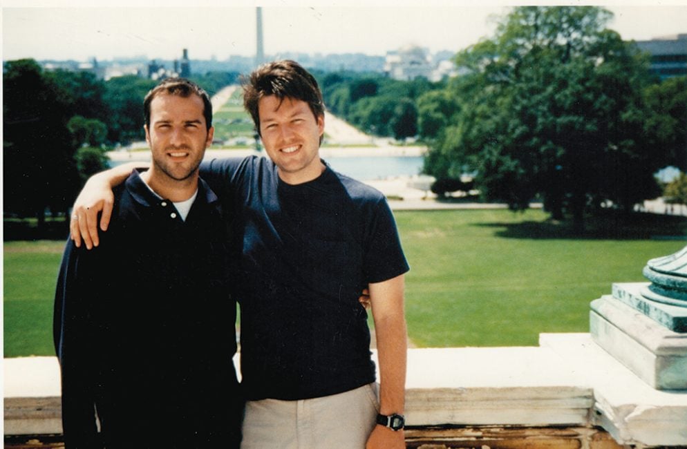 Yandura (left) and Hitchcock met via Democratic circles in the 90s.