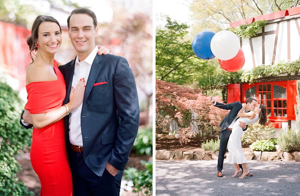 Happy Bastille Day from this Utterly Adorable Engaged Couple Channeling the French Countryside in Northern Virginia