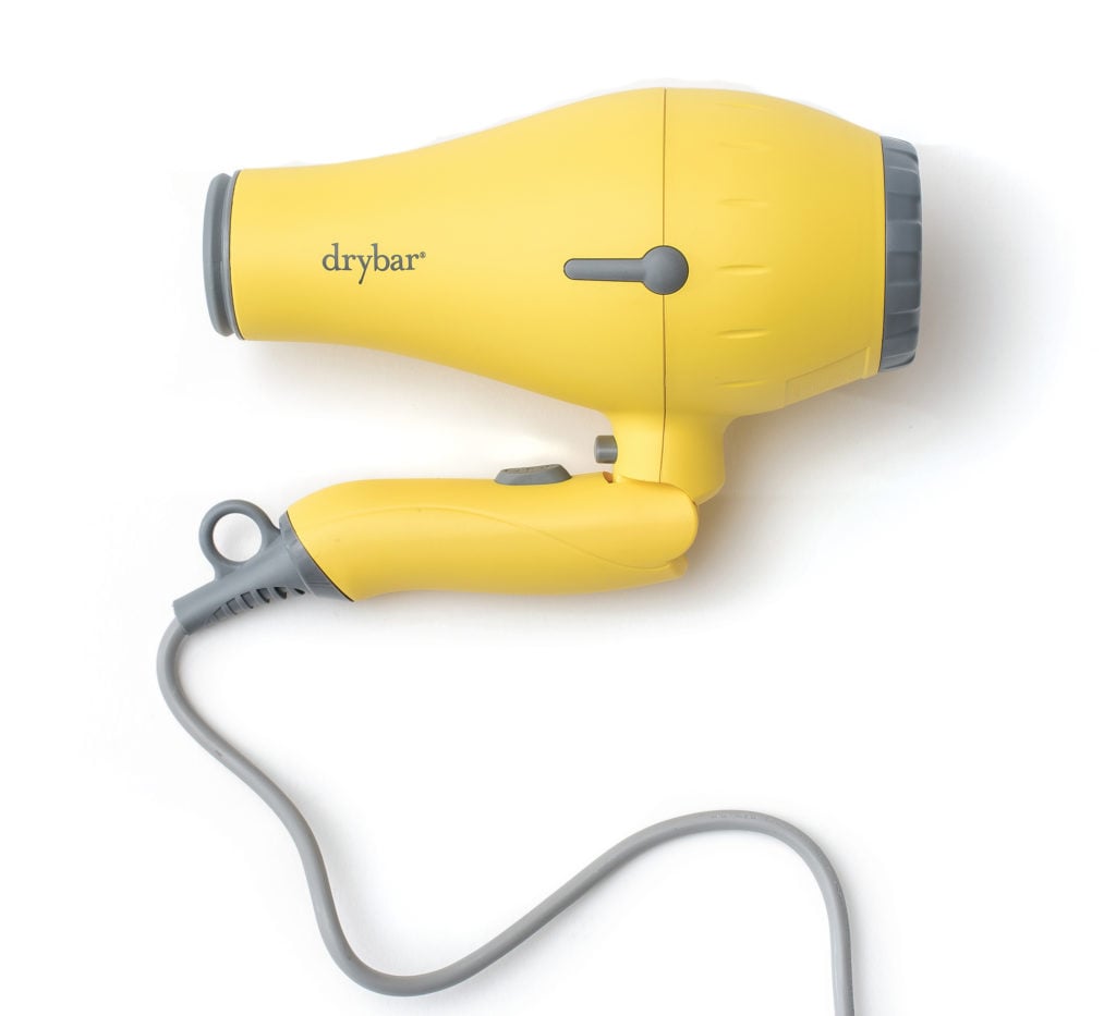 sweat-proof beauty products drybar blowdryer