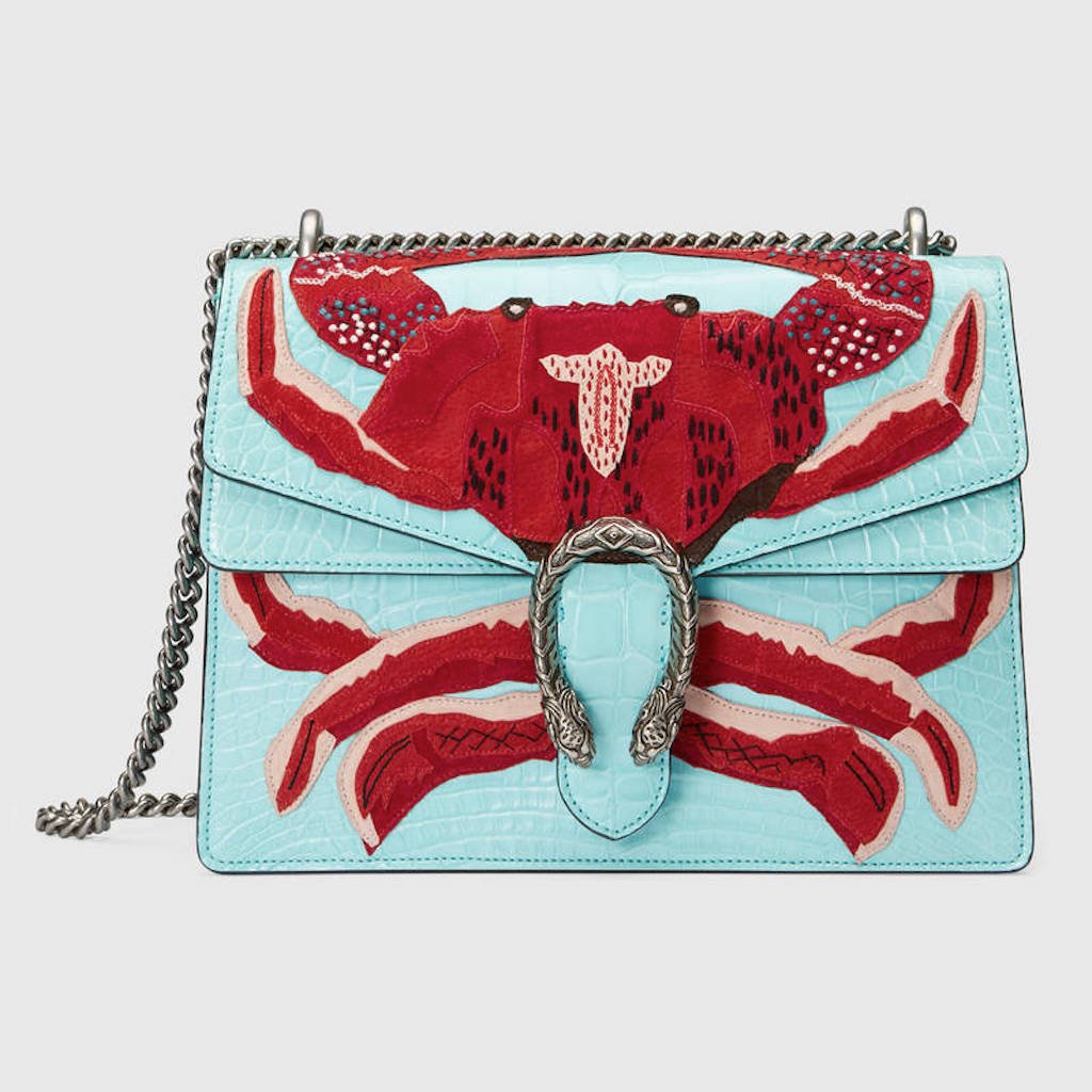 Gucci crab top bag