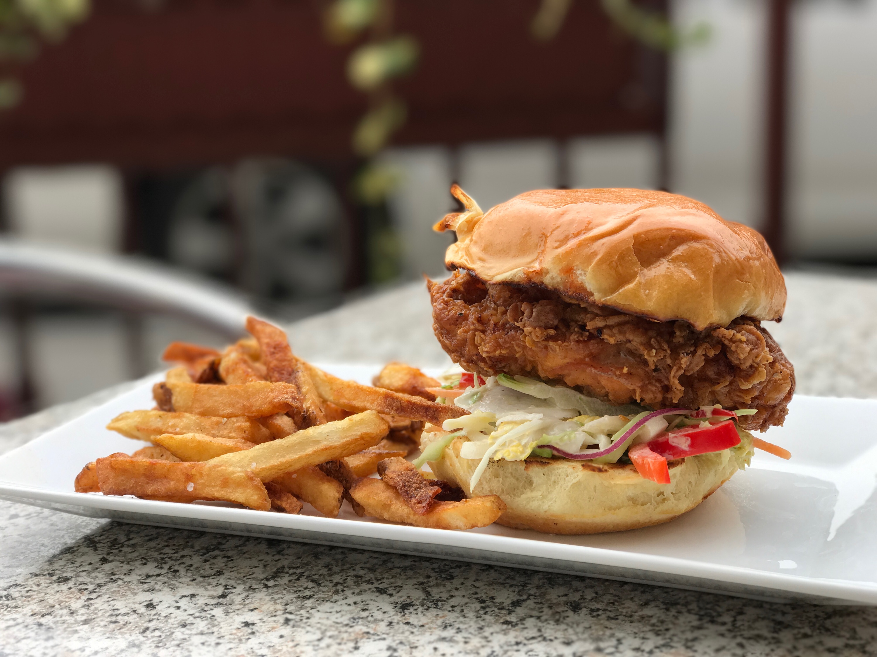 happy hour week Commissary_Fried Chicken Sandwich - Washingtonian