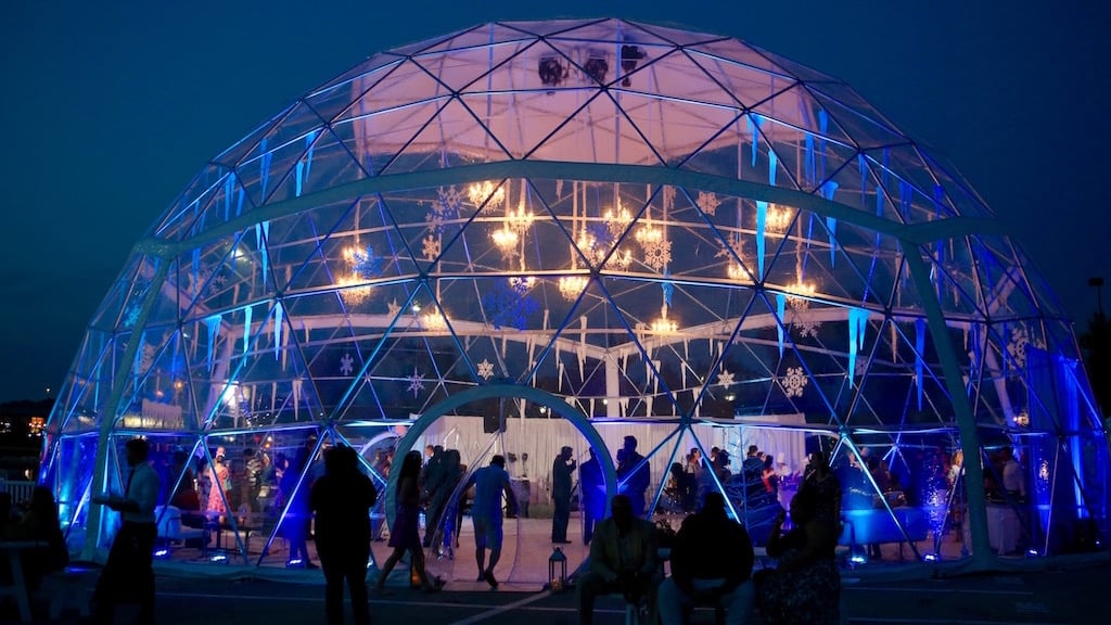 National Harbor Snow Globe