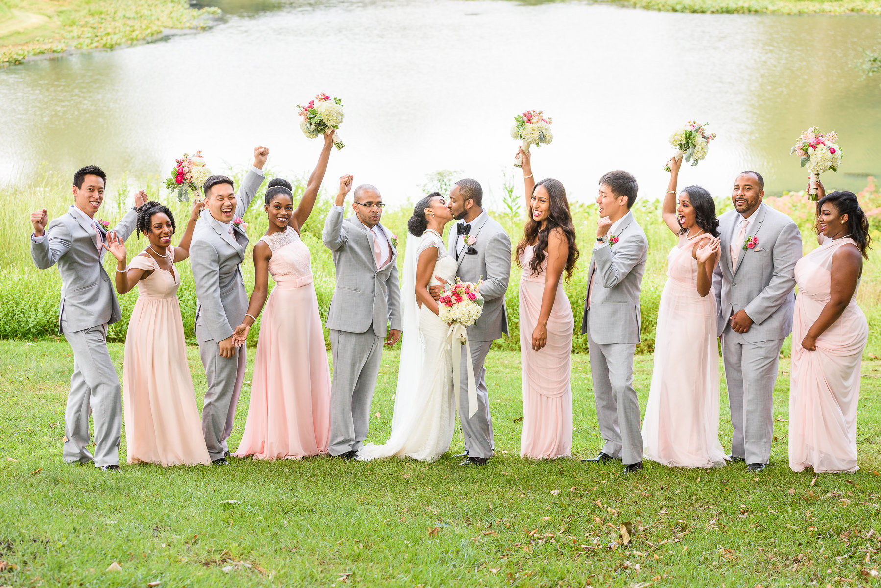 Kimberly Elizabeth Jones, Simon Mathias Leefatt, The Country Club at Woodmore, Mitchellville, Maryland, Gonzalez J. Photography & Design Studio, Cupcakes, Outdoor wedding, Howard University, Jamaican, lawyers, September wedding