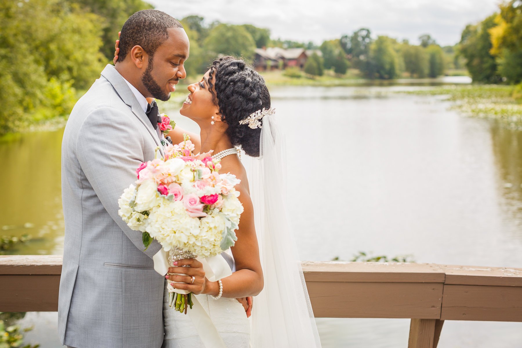 Kimberly Elizabeth Jones, Simon Mathias Leefatt, The Country Club at Woodmore, Mitchellville, Maryland, Gonzalez J. Photography & Design Studio, Cupcakes, Outdoor wedding, Howard University, Jamaican, lawyers, September wedding