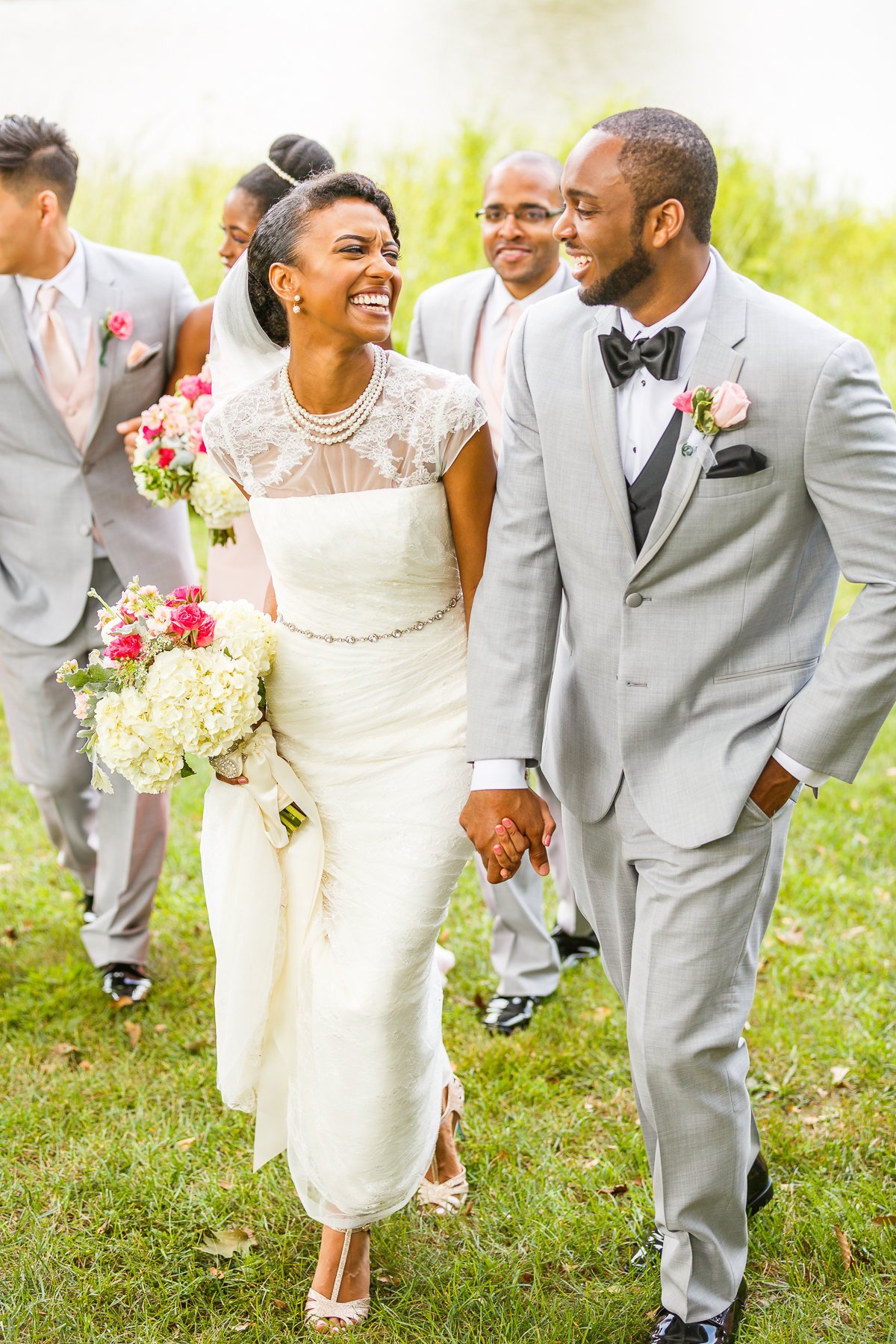 Kimberly Elizabeth Jones, Simon Mathias Leefatt, The Country Club at Woodmore, Mitchellville, Maryland, Gonzalez J. Photography & Design Studio, Cupcakes, Outdoor wedding, Howard University, Jamaican, lawyers, September wedding