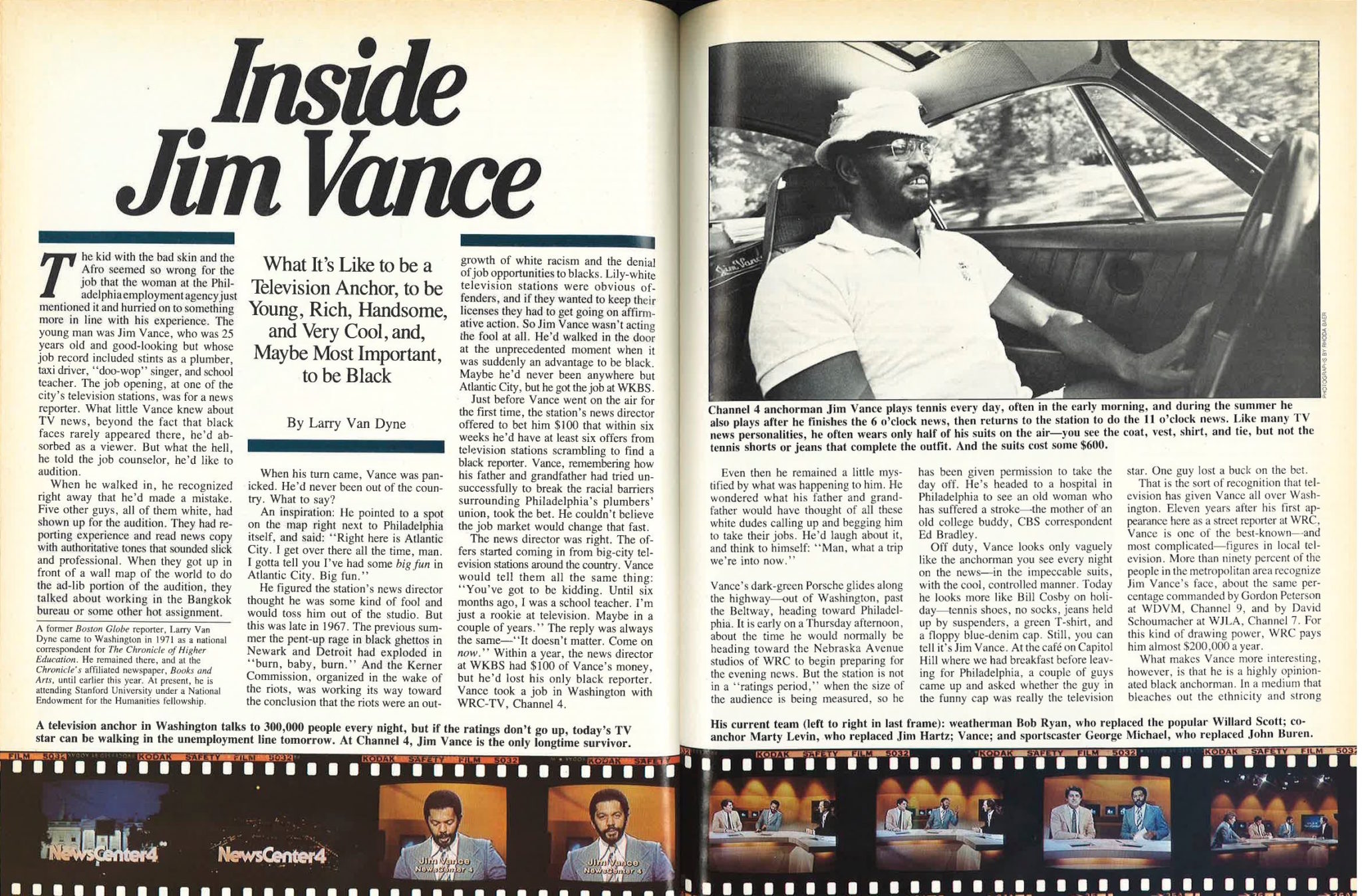 Jim Vance Washingtonian magazine 1980
