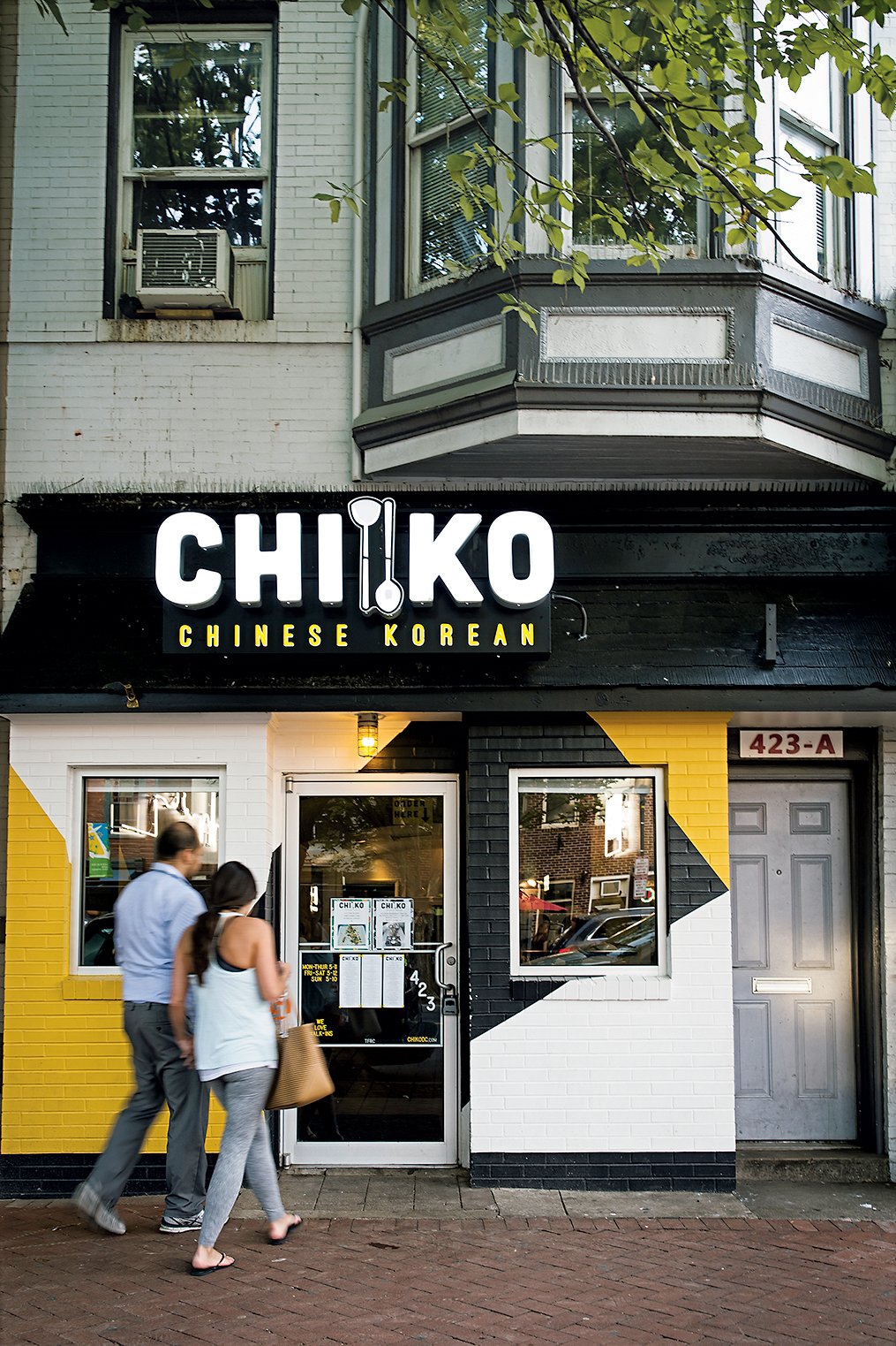 Chiko is in a former hot-dog shop.