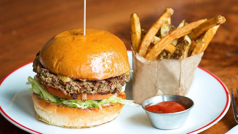 Founding Farmers� New Vegetarian Burger Smells, Tastes