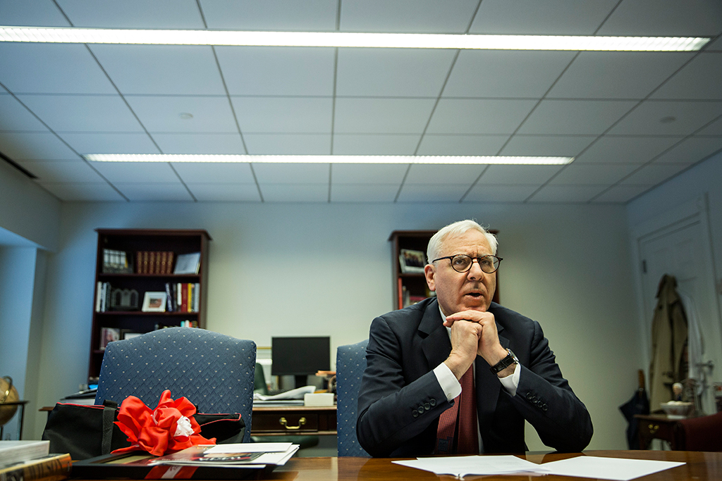 Features.Rubenstein - Washingtonian Photograph by Drew Angerer/New York Times.