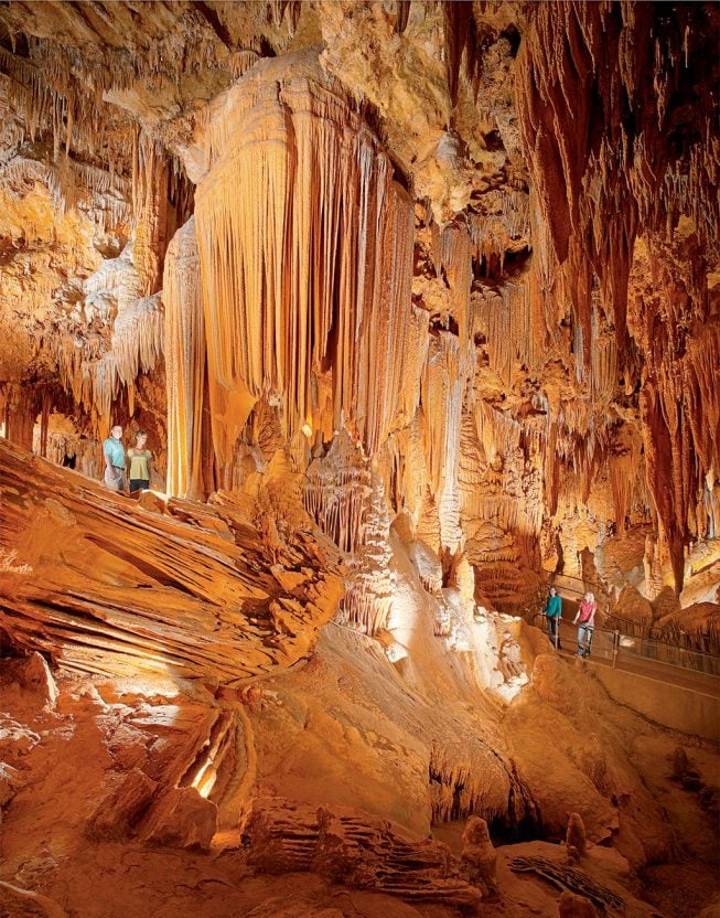 Photograph of Luray Caverns courtesy of Moore Public Relations.