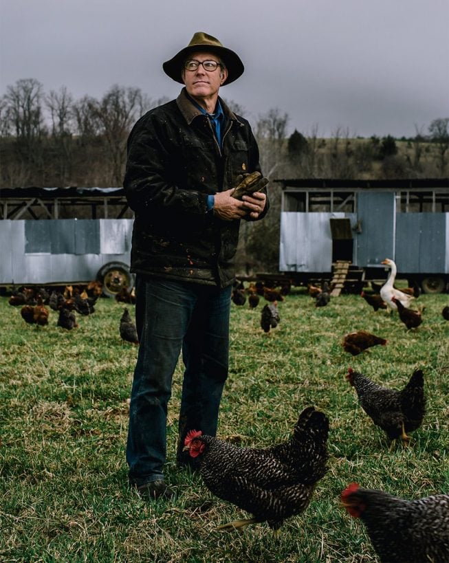 Joel Salatin of Polyface Farm. Photograph by Greg Kahn.