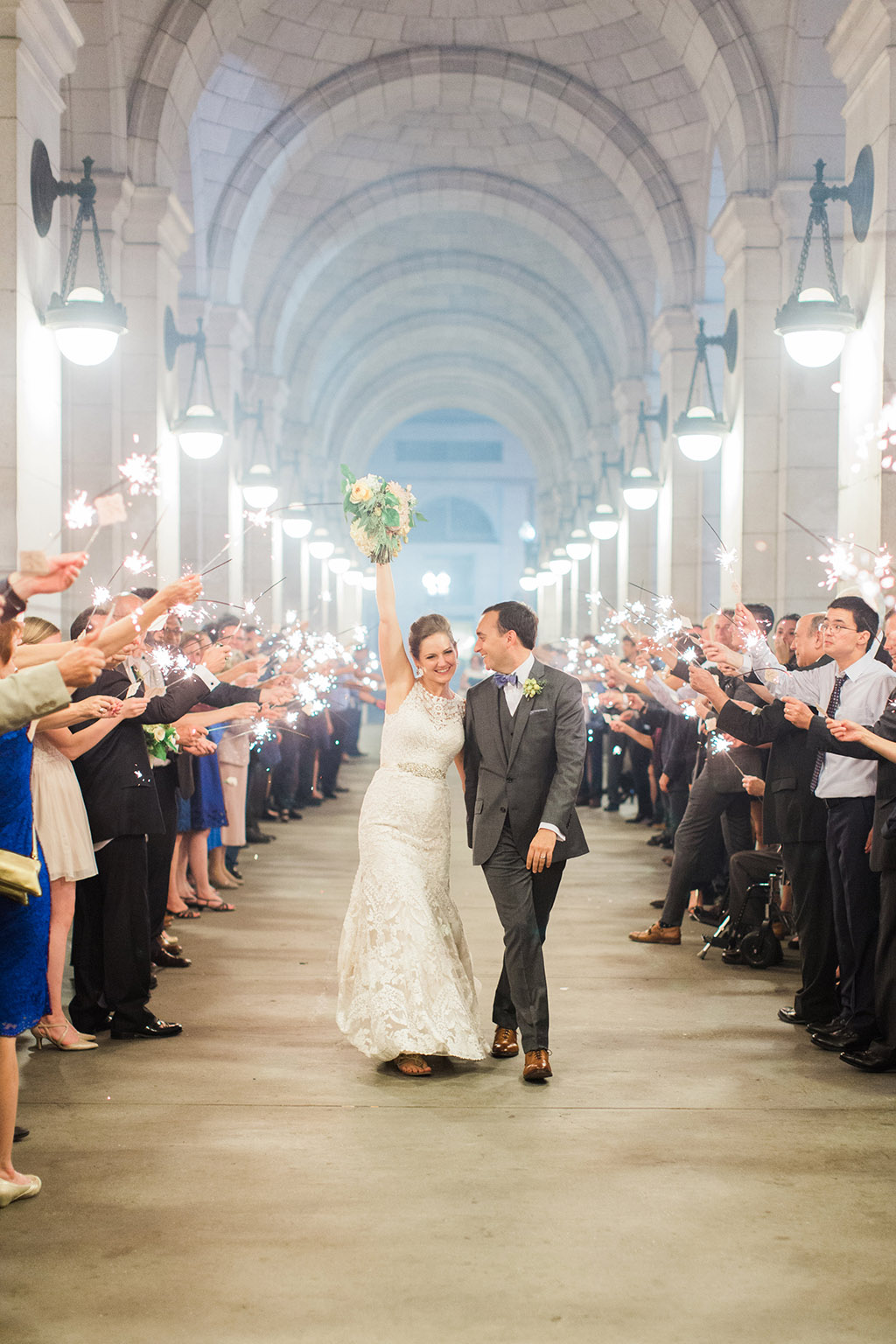 Union Station Wedding DC Couple Stephanie Schwartzkopf Kevin Collins Late Summer