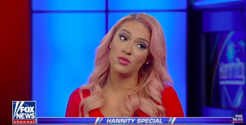 kaya-jones-hannity-red