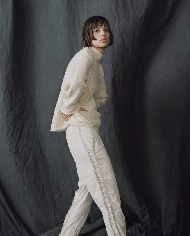 Hope Sweater in Moon & Echo Pant in Hoth