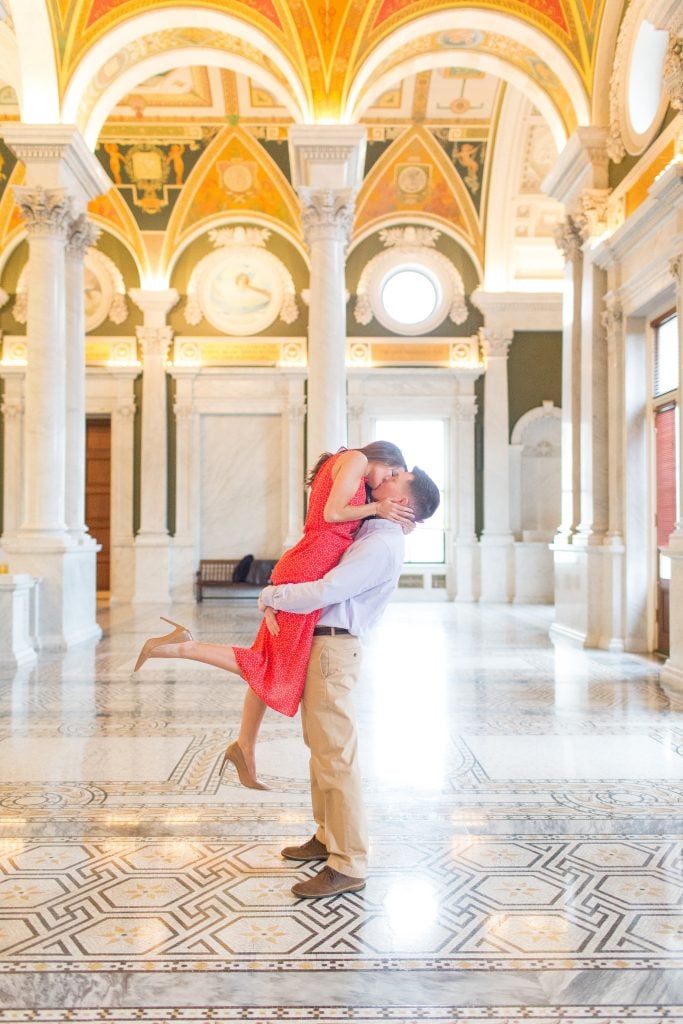 engagement photos Library Congress