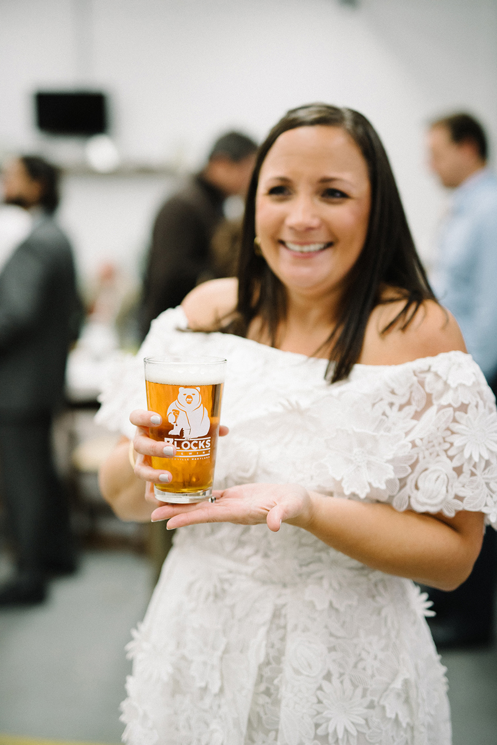 plant wall modern brewery industrial wedding 7 locks brewing the kama photography