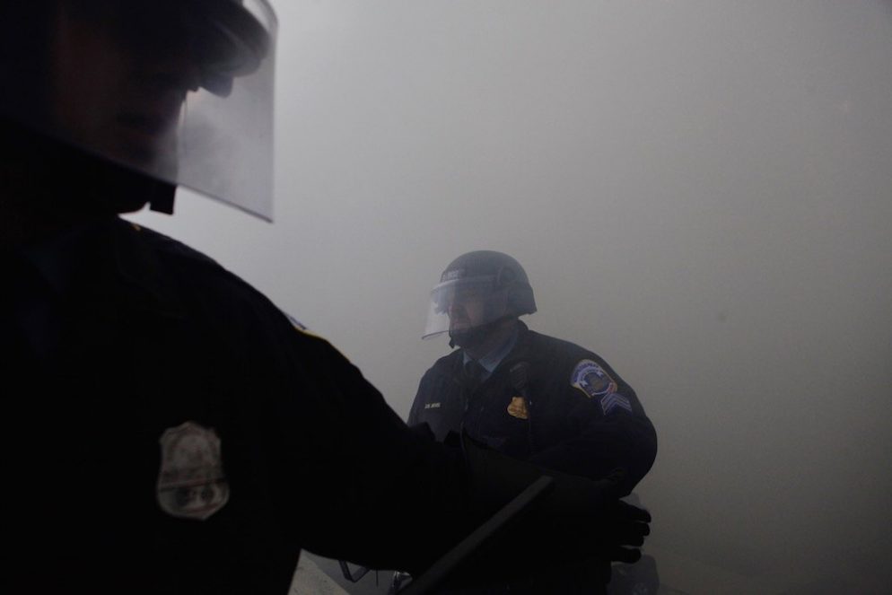 U.S. drops charges against 129 inauguration day protesters