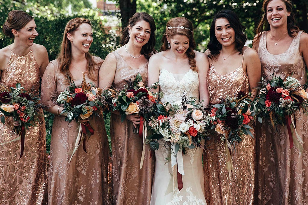 gold matron of honor dresses