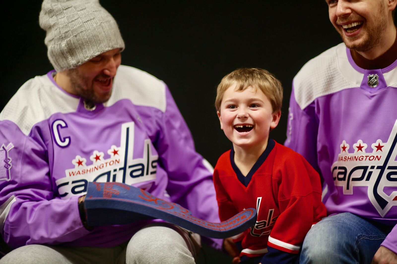 These Photos of the Caps Visiting Sick Kids Will Make Your Day Better
