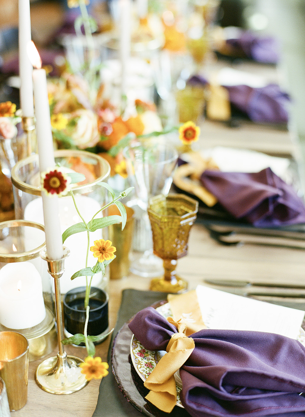 modern marigold yellow thanksgiving table lisa blume cheers darling dc sweetroot village