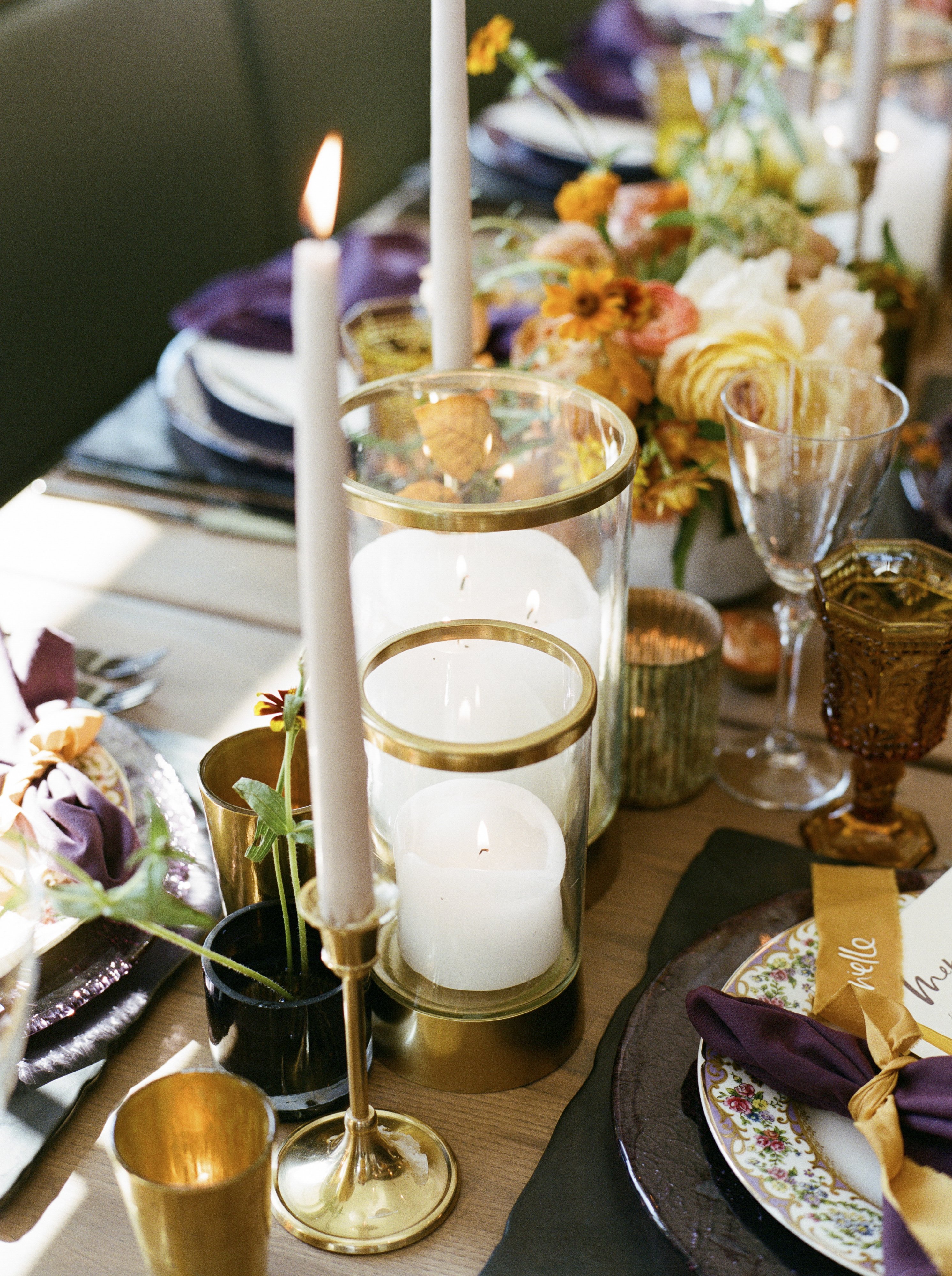 modern marigold yellow thanksgiving table lisa blume cheers darling dc sweetroot village