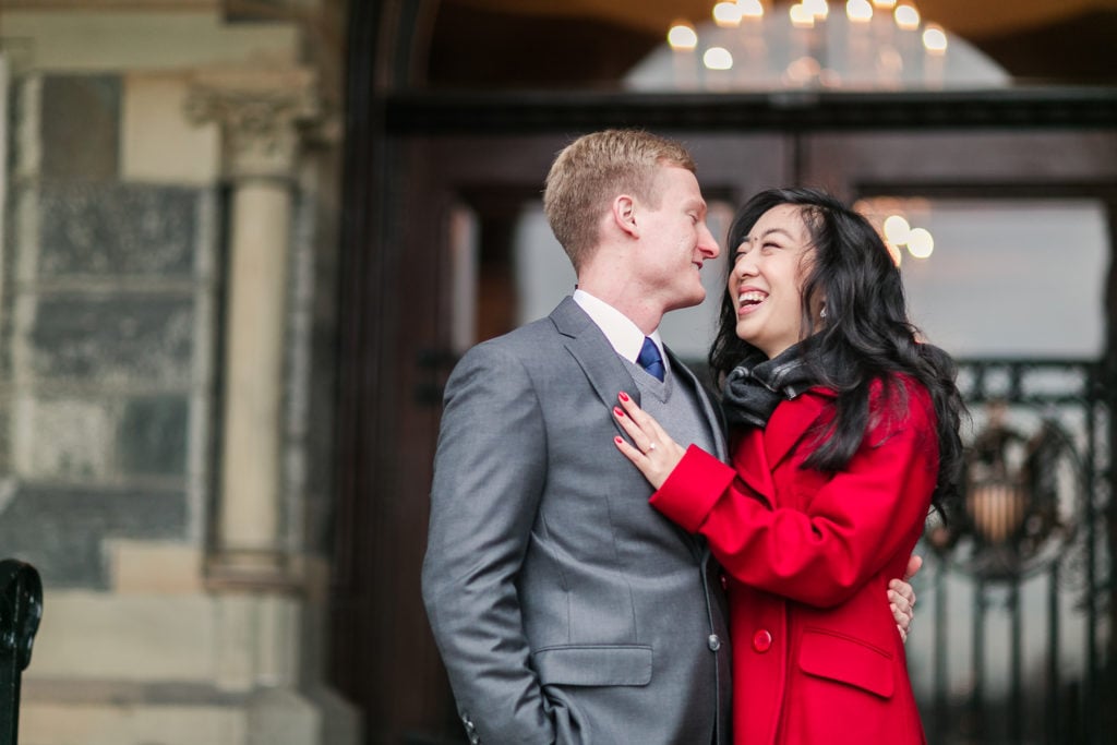 Christmas-Inspired Engagement Shoot