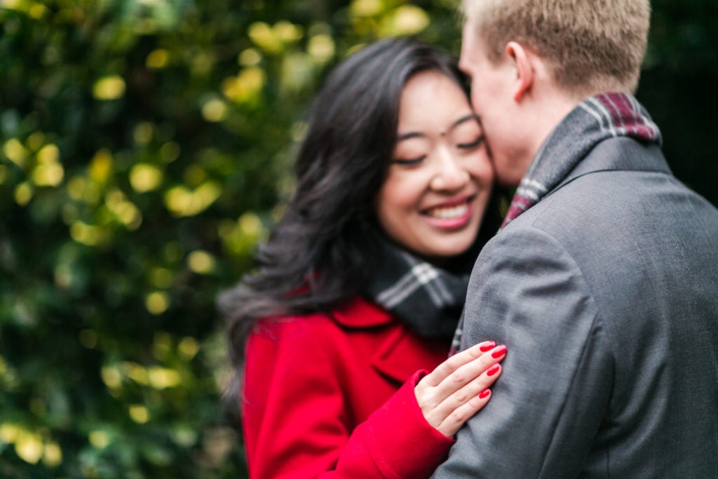 Christmas-Inspired Engagement Shoot