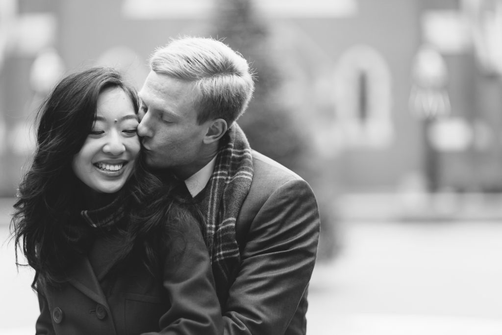 Christmas-Inspired Engagement Shoot