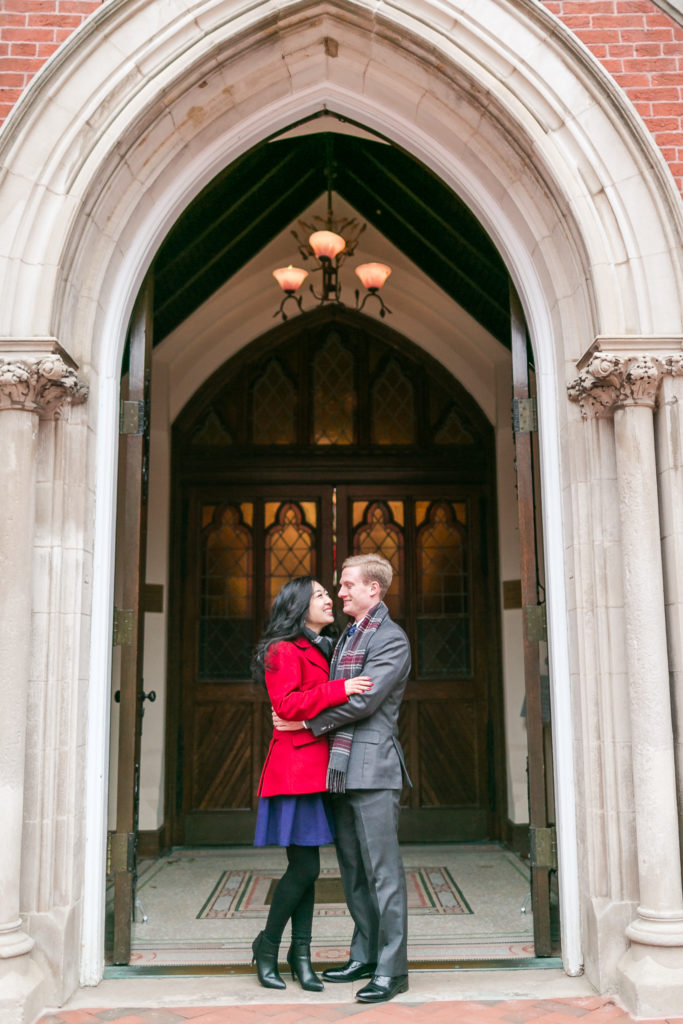 Christmas-Inspired Engagement Shoot