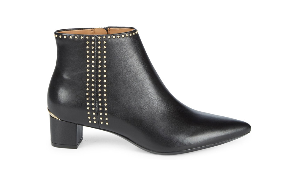 sloane seamed patent ankle boot