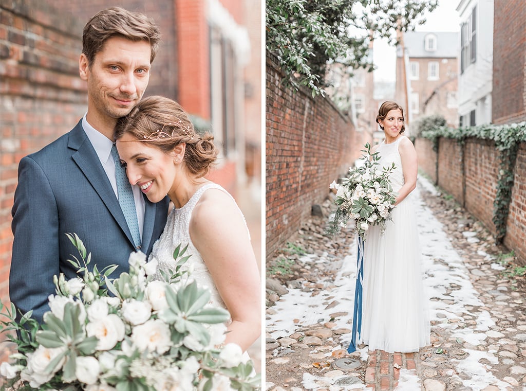 Engaged in December, Married in March: Melissa and Bogdan’s Late Winter Wedding in Old Town Alexandria