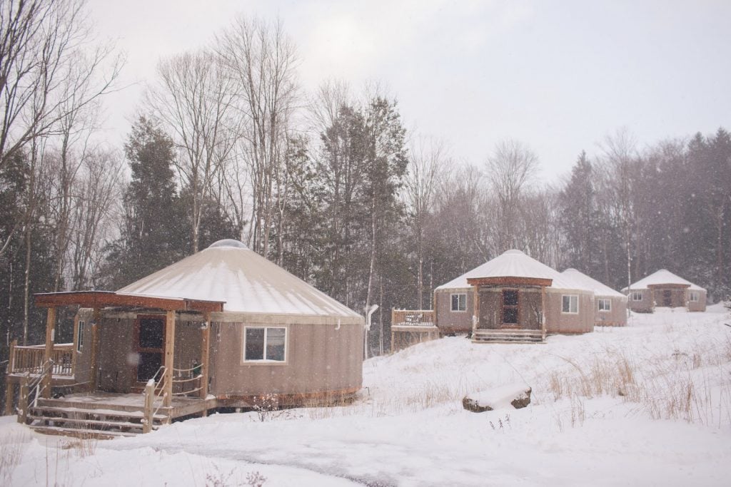 Weekend getaways from DC: Savage River Lodge yurt.