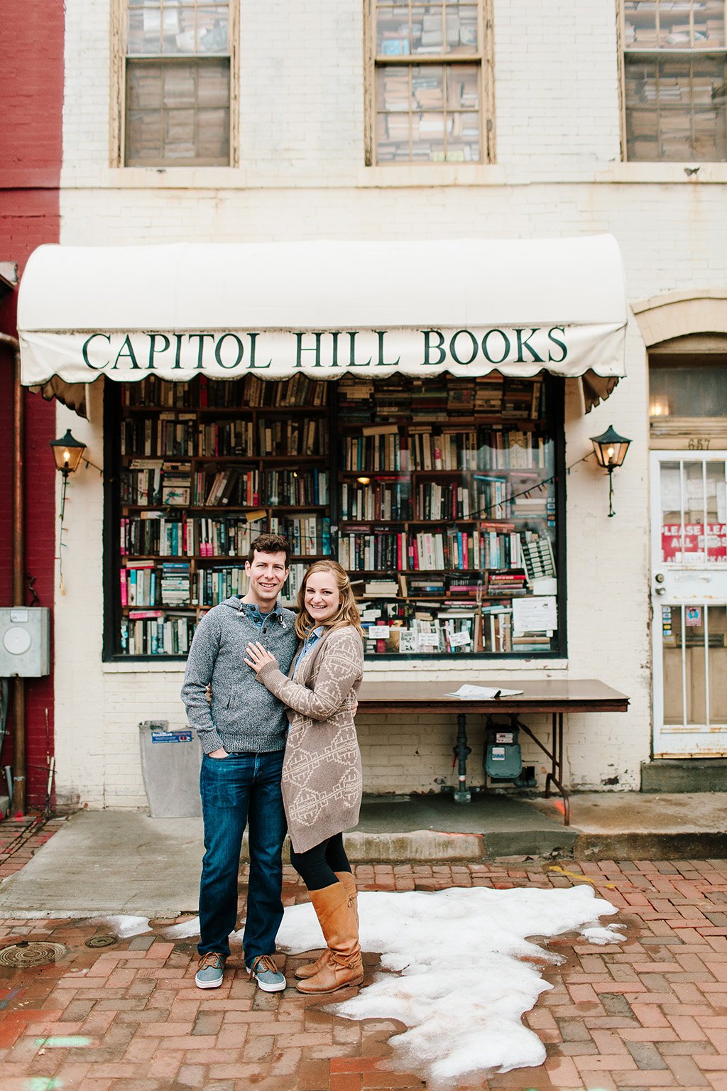 katie test dan davis eastern market engagement shoot grocery store engagement shoot washingtonians love their grocery stores