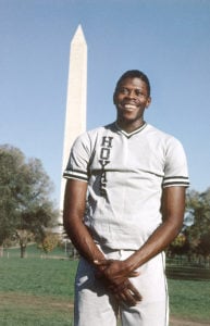 Ewing’s decision to attend Georgetown in 1981 shocked the college basketball world—and made the team a cultural phenomenon. Photograph by William Collins Auth/AP Images.