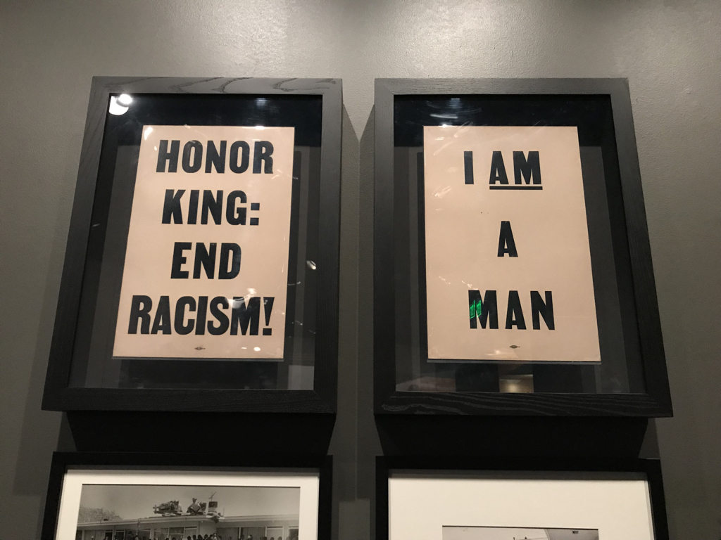 king signs - Washingtonian Martin Luther King MLK Smithsonian Tent City