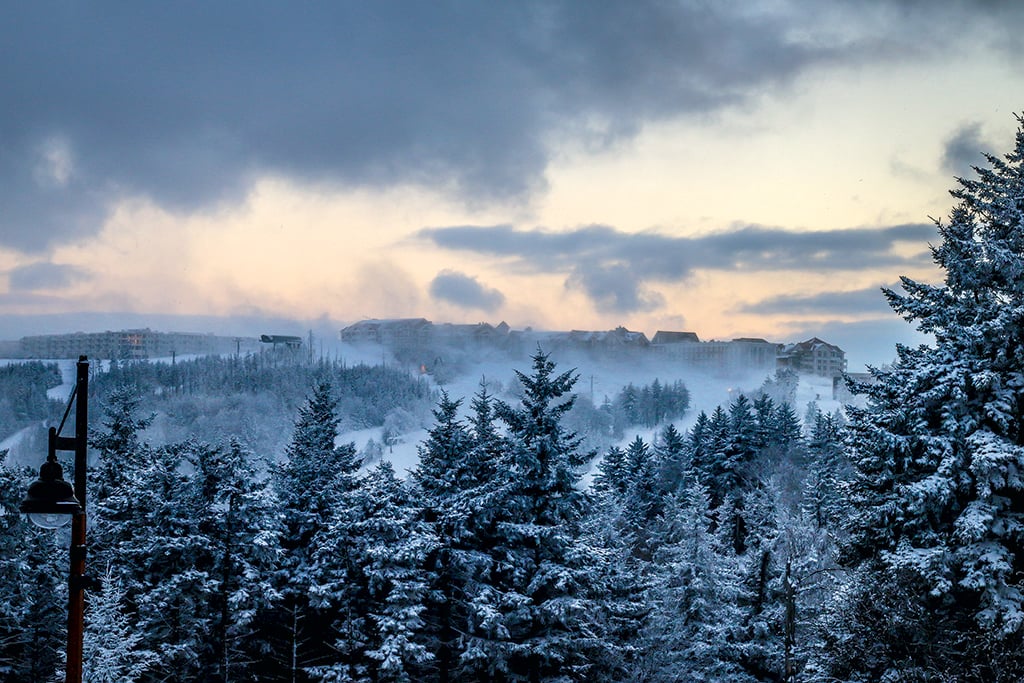 Snowshoe is the region's best ski resort. Photograph courtesy of Snowshoe Mountain Resort.