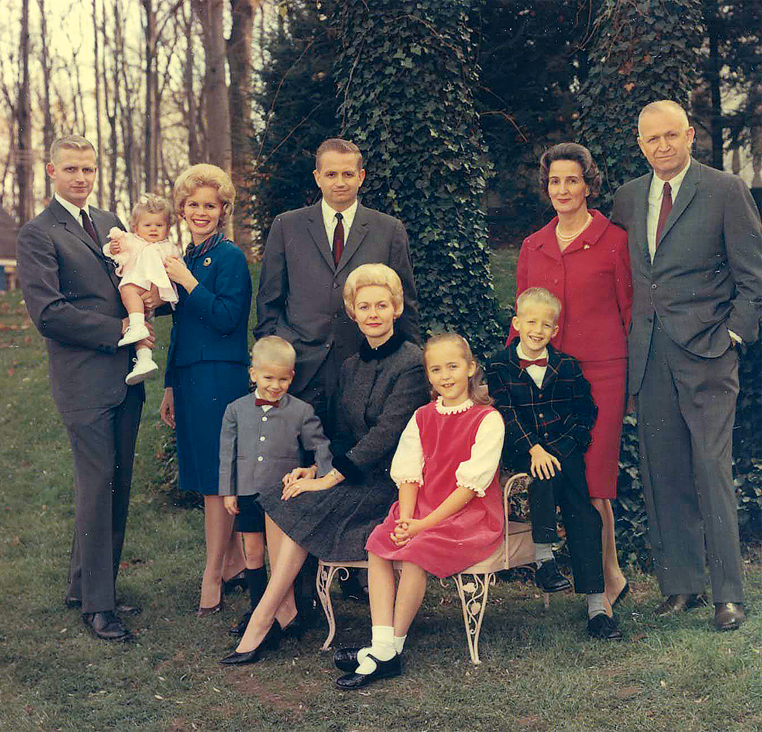 John III, here as a boy (in gray jacket), says the family's pristine image concealed his depression and substance abuse. Photograph courtesy of John Marriott III.