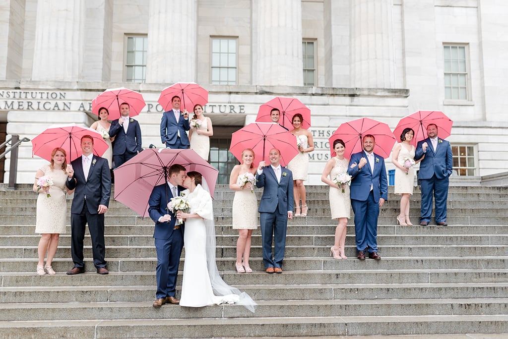 What to do when it rains on your wedding day cheli bleda travis drew toolbox studio washington dc wedding valentine's day proposal